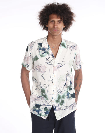 Camisa hawaiana de rayas