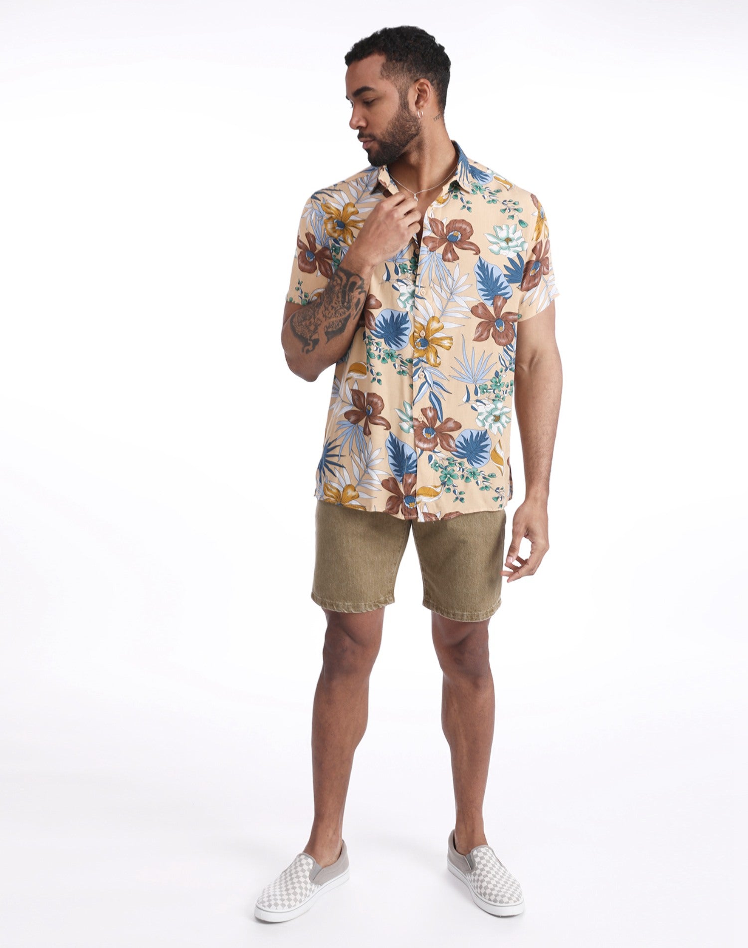 Camisa hawaiana hombre online