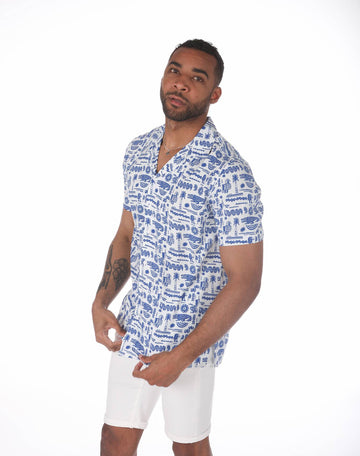 Camisa hawaiana de inca