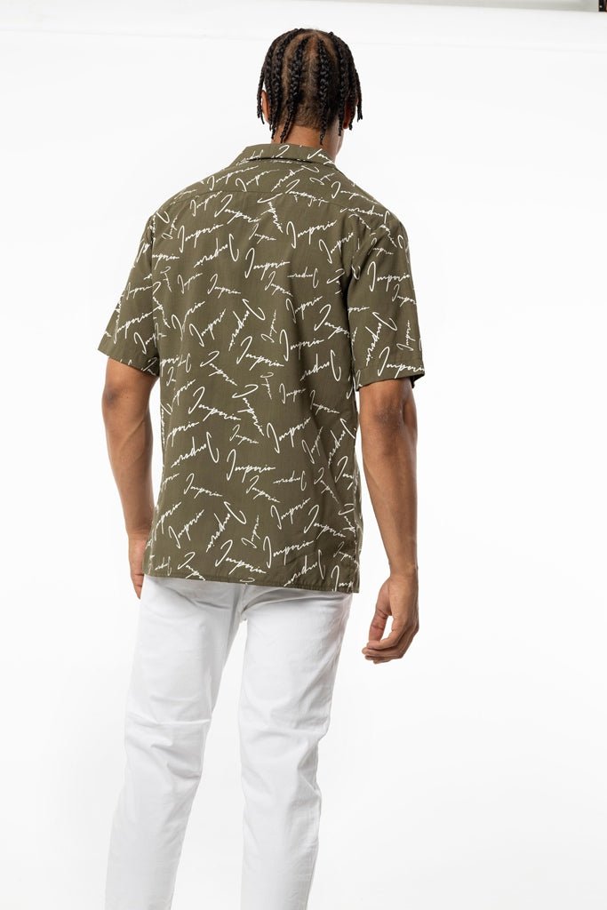 Camisa hawaiana print ImperioHawaianaRojoS