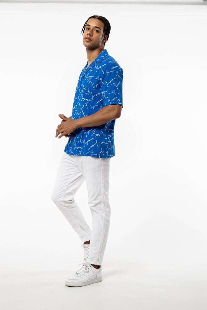 Camisa hawaiana print ImperioHawaianaAzul oscuroS