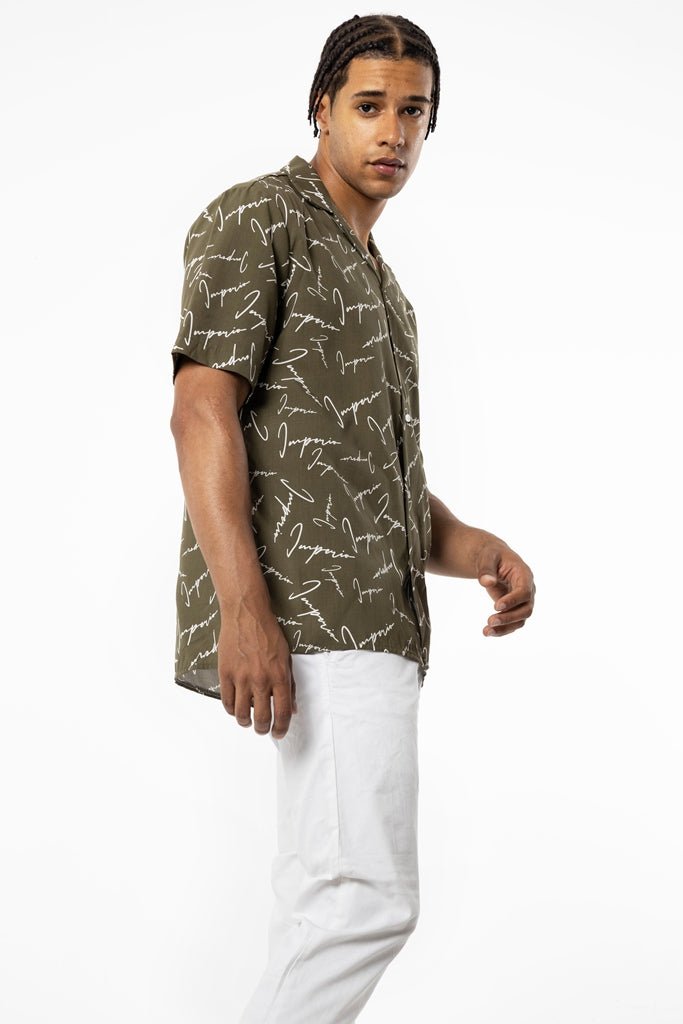 Camisa hawaiana print ImperioHawaianaVerdeS