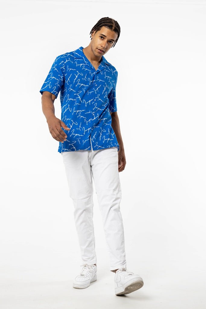 Camisa hawaiana print ImperioHawaianaAzul oscuroS